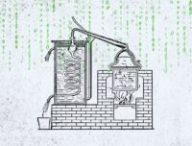 distillation IA // Source : montage Numerama
