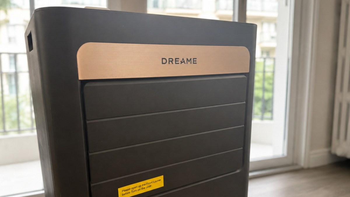 Le design de la Dreame est sobre et efficace // Source : Numerama Le design de la Dreame est sobre et efficace // Source : Numerama