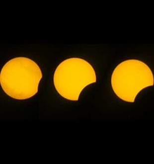 Phases d'une éclipse solaire. // Source : Canva Phases d'une éclipse solaire. // Source : Canva