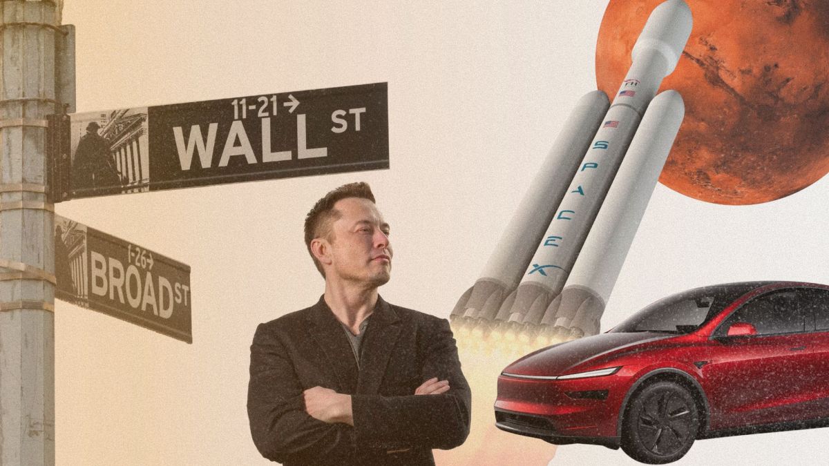 Fusion Tesla/SpaceX // Source : Montage Numerama