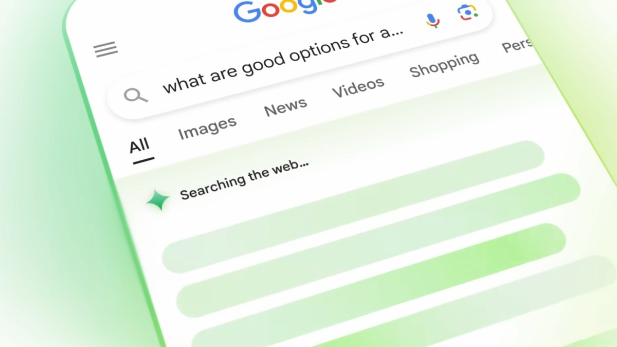 Google AI Overviews. // Source : Google