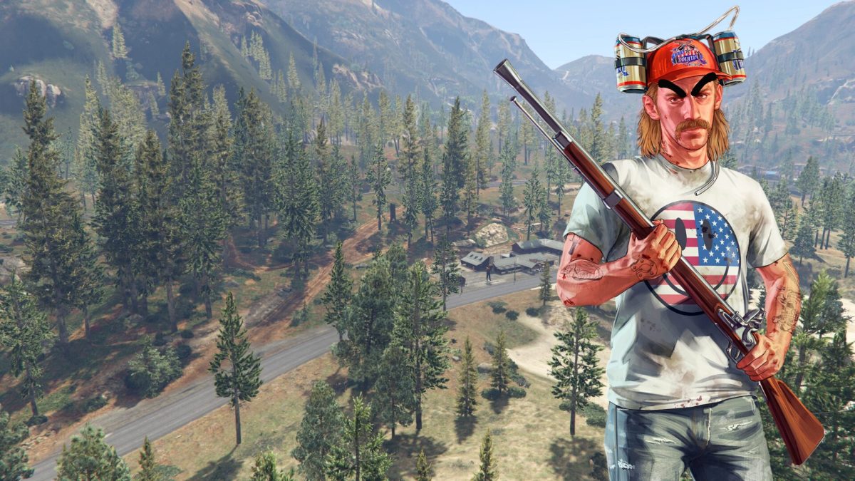 GTA Online forêt // Source : Numerama