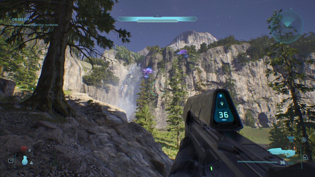 L'arrivée sur le Halo fait encore aujourd'hui son petit effet. // Source : Capture PS5 L'arrivée sur le Halo fait encore aujourd'hui son petit effet. // Source : Capture PS5