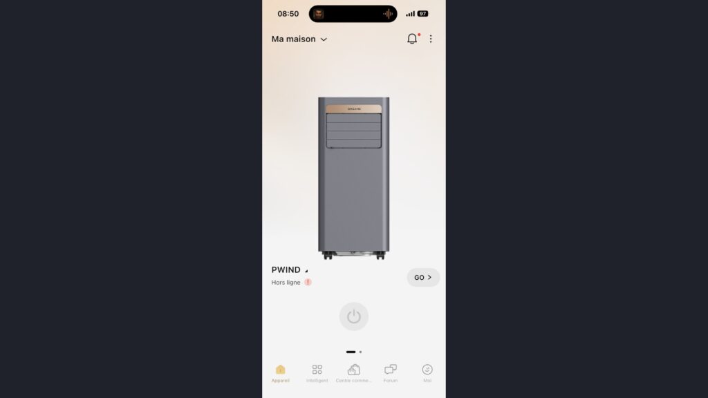 L'application Dreame est globalement correcte