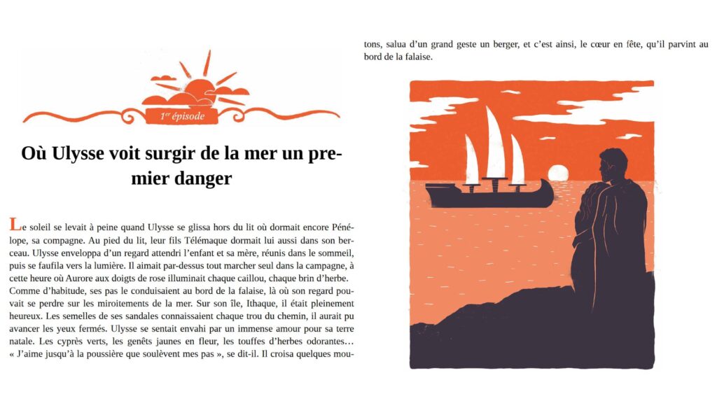 Le feuilleton d'Ulysse La mythologie grecque en cent épisodes // Source : Numerama Le feuilleton d'Ulysse La mythologie grecque en cent épisodes // Source : Numerama