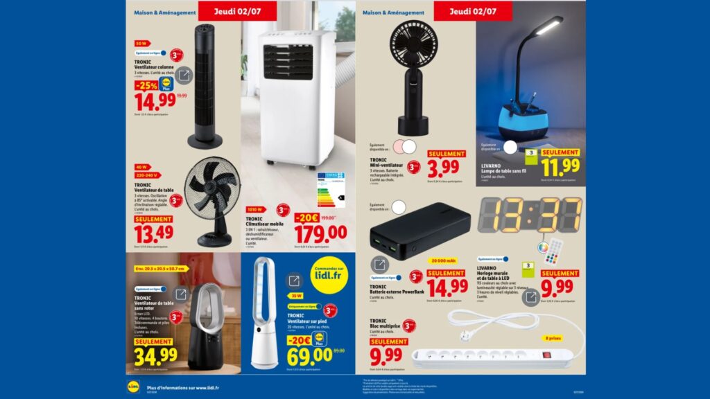 Catalogue Lidl du 2 au 7 juillet Catalogue Lidl du 2 au 7 juillet