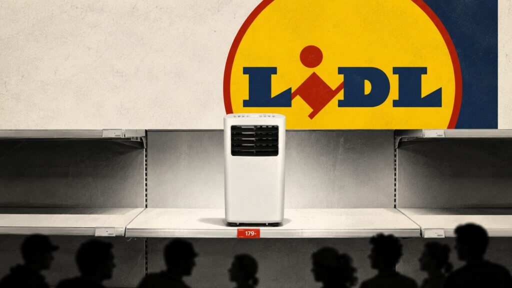 Lidl climatiseur 179€ // Source : Montage ChatGPT Lidl climatiseur 179€ // Source : Montage ChatGPT