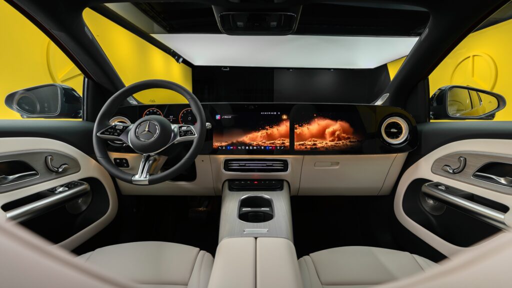 Intérieur du Mercedes GLA (2026) // Source : Mercedes