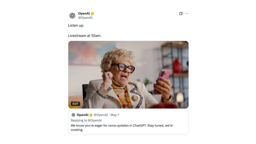 OpenAI a dévoilé plusieurs nouveautés pour le mode vocal de ChatGPT. // Source : OpenAI sur X OpenAI a dévoilé plusieurs nouveautés pour le mode vocal de ChatGPT. // Source : OpenAI sur X