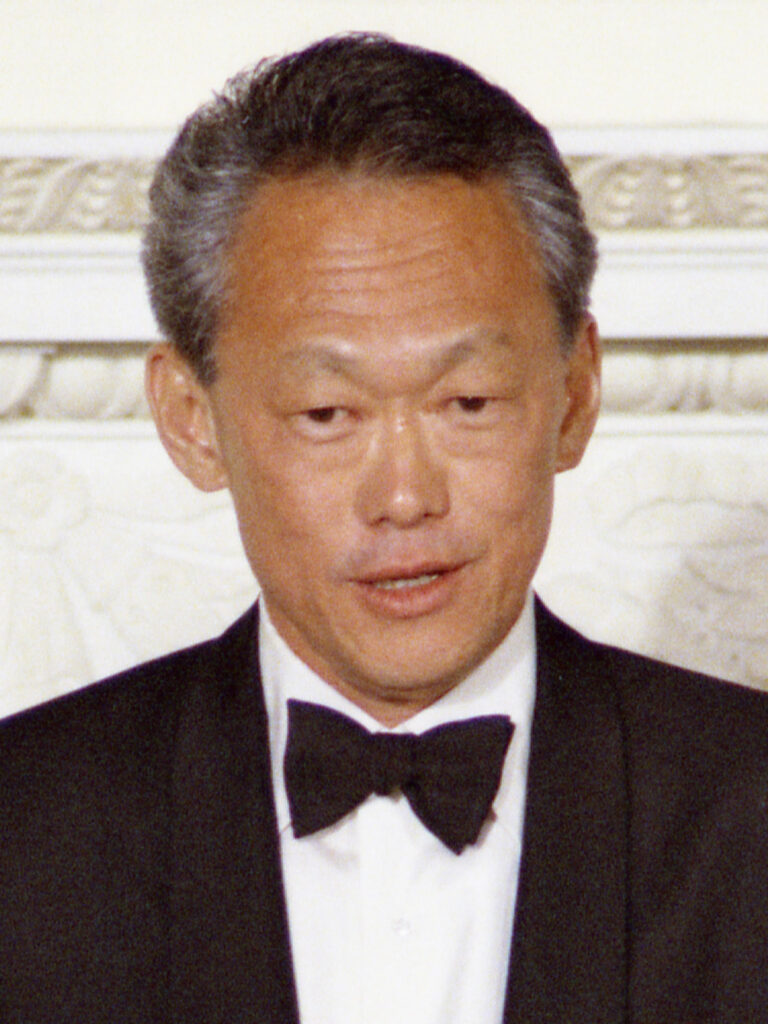 1975, May 8 – State Dining Room – The White House – Washington, DC – Lee Kuan Yew – standing, making toast; formal wear – State Dinner for the Prime Minister of the Republic of Singapore