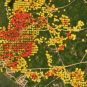 La page dédiée aux incendies en Gironde sur RecordPy. // Source : Capture d'écran RecordPy le 27 juillet à 12h15