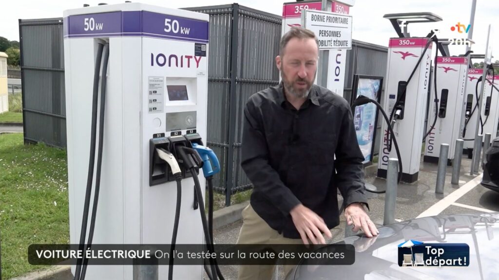 France 2 a réalisé un reportage douteux sur la voiture électrique. // Source : France 2