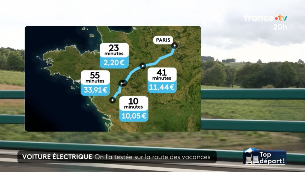 France 2 a réalisé un reportage douteux sur la voiture électrique. // Source : France 2