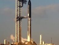 Le Starship peu avant l'annulation de son treizième vol. // Source : Capture Youtube/NasaSpaceFlight