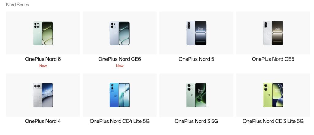 La gamme OnePlus Nord est la gamme « low-cost » de OnePlus.