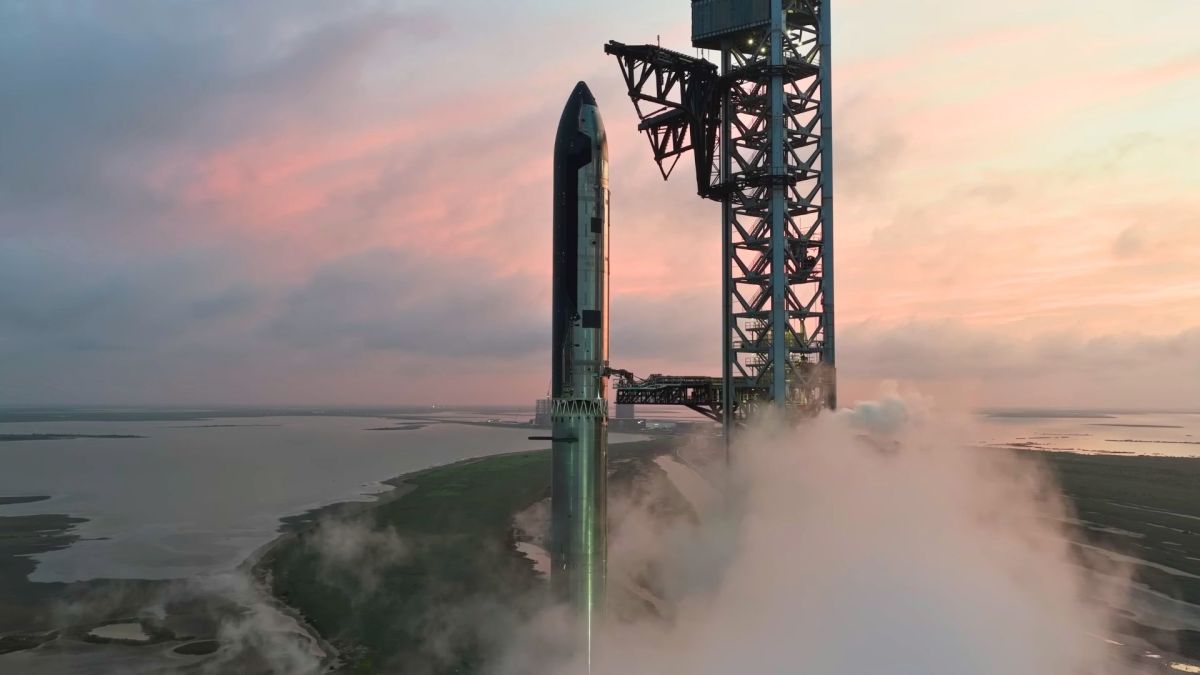 Starship. // Source : Capture d'écran YouTube SpaceX