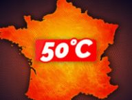 Une France sous 50 °C. // Source : Naël Fontaine pour Numerama Une France sous 50 °C. // Source : Naël Fontaine pour Numerama