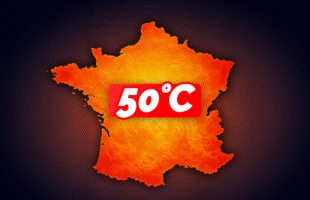 Une France sous 50 °C. // Source : Naël Fontaine pour Numerama
