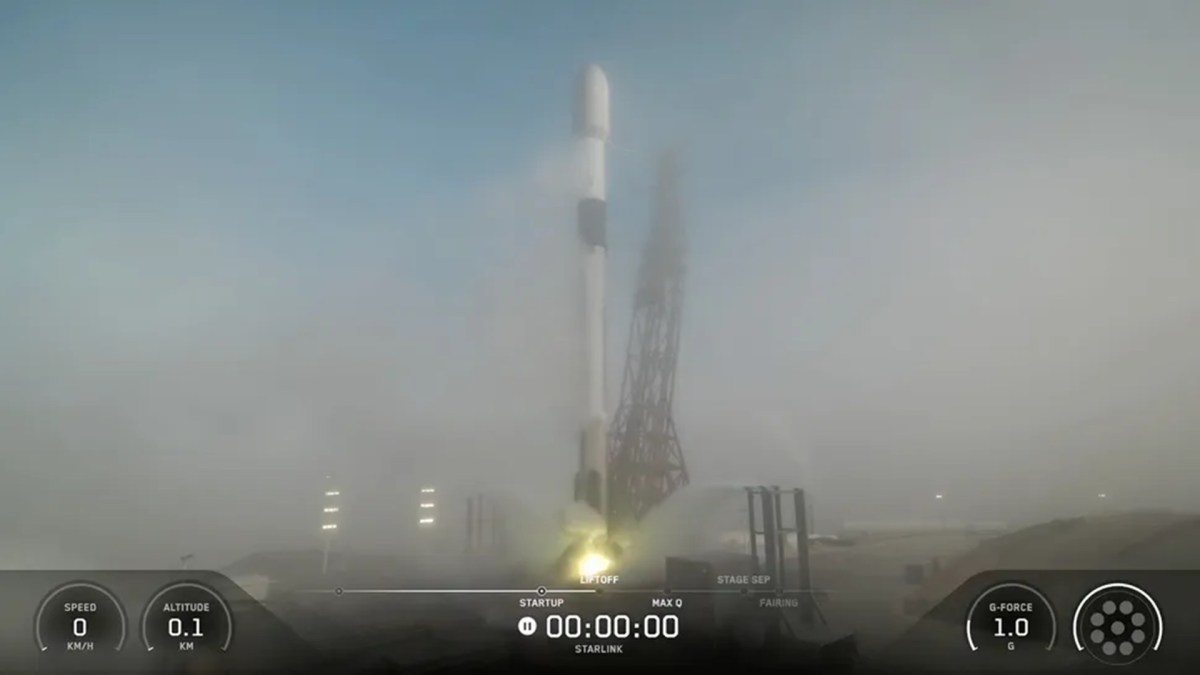 La Falcon 9 de SpaceX juste avant l'annulation du décollage. // Source : SpaceX La Falcon 9 de SpaceX juste avant l'annulation du décollage. // Source : SpaceX