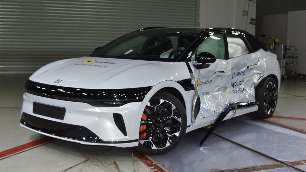 Zeekr 7GT à l'Euro NCAP. // Source : Euro NCAP Zeekr 7GT à l'Euro NCAP. // Source : Euro NCAP