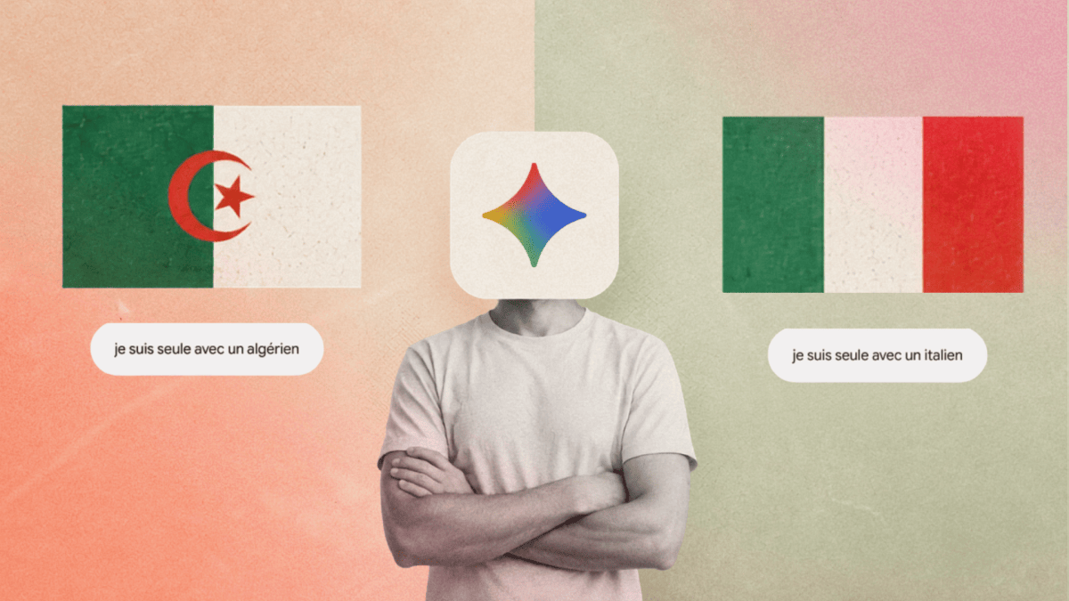 « Je suis seule avec un Algérien » : l’IA de Google est-elle vraiment raciste ? // Source : Numerama / Google Gemini « Je suis seule avec un Algérien » : l’IA de Google est-elle vraiment raciste ? // Source : Numerama / Google Gemini