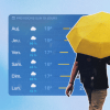 Que signifie vraiment le pourcentage de pluie affiché par les applications météo ? // Source : Numerama