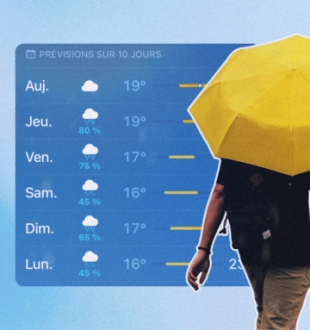 Que signifie vraiment le pourcentage de pluie affiché par les applications météo ? // Source : Numerama Que signifie vraiment le pourcentage de pluie affiché par les applications météo ? // Source : Numerama