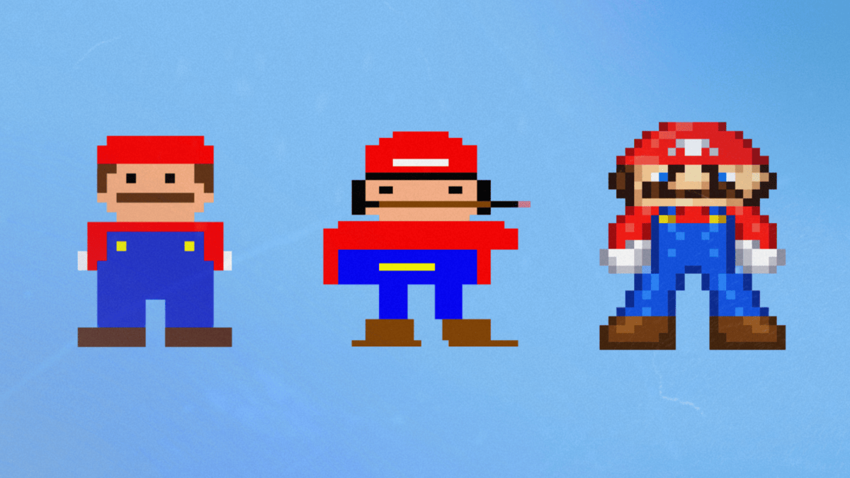 Voici à quoi ressemble Mario dans la tête des IA // Source : @TheMoonMidas Voici à quoi ressemble Mario dans la tête des IA // Source : @TheMoonMidas