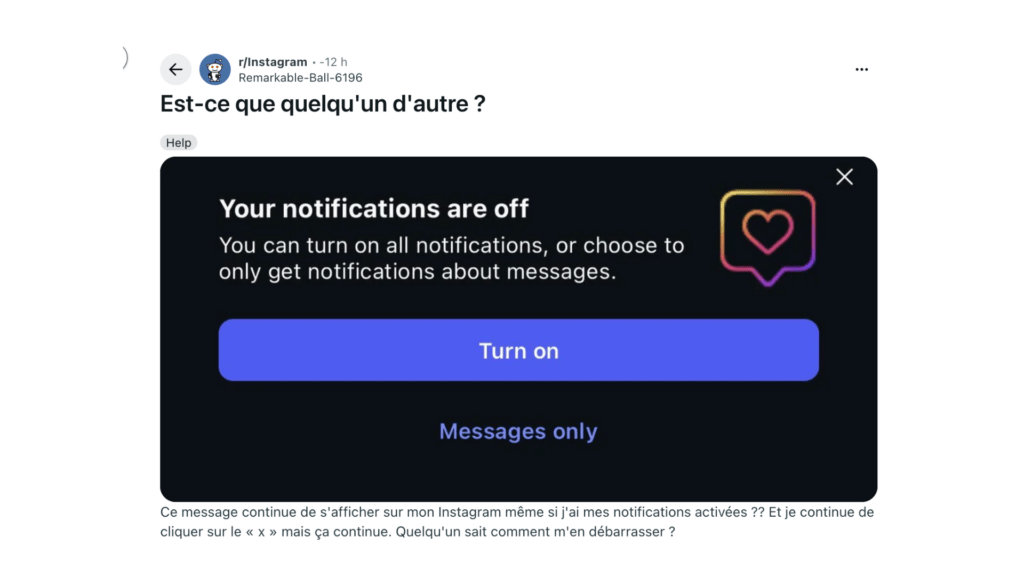 Plusieurs utilisateurs ont signalé le problème sur Reddit // Source : Reddit