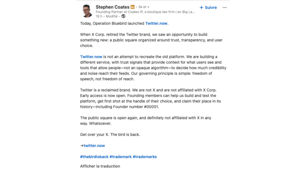 Operation Bluebird a officiellement annoncé son lancement le 26 août 2026. // Source : Stephen Coates Operation Bluebird a officiellement annoncé son lancement le 26 août 2026. // Source : Stephen Coates
