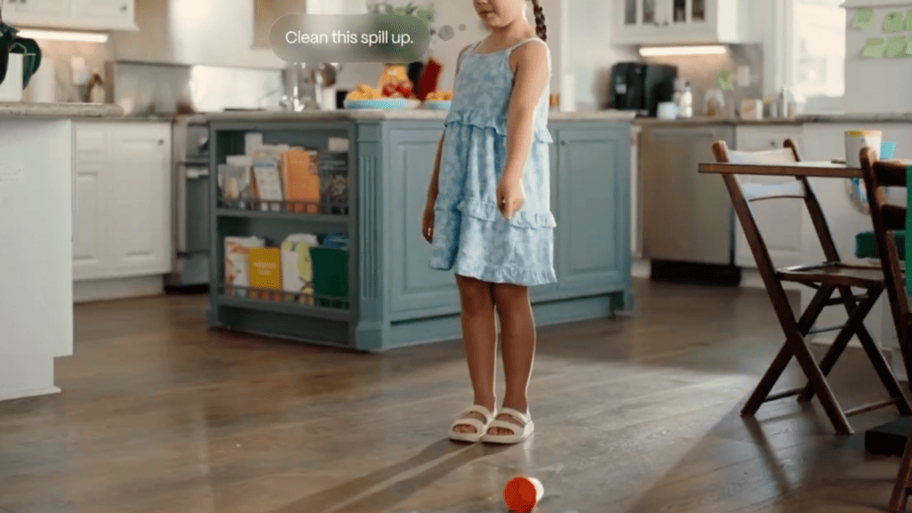 La détection de « Hey Matic », la localisation de la voix et la reconnaissance du geste sont traitées localement, directement sur le robot. // Source : Matic Robots La détection de « Hey Matic », la localisation de la voix et la reconnaissance du geste sont traitées localement, directement sur le robot. // Source : Matic Robots