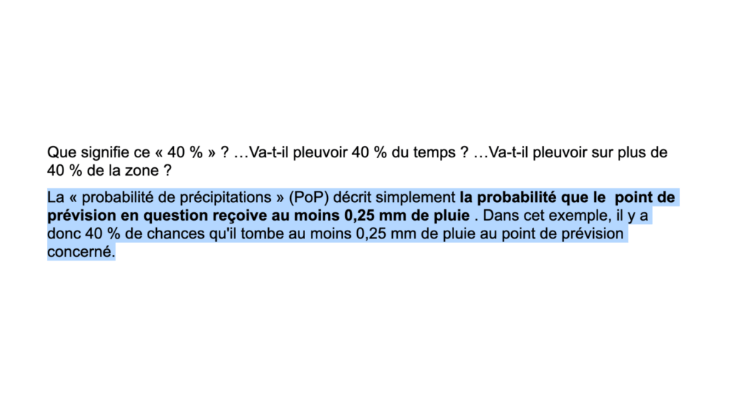 La définition du National Weather Service // Source : National Weather Service La définition du National Weather Service // Source : National Weather Service