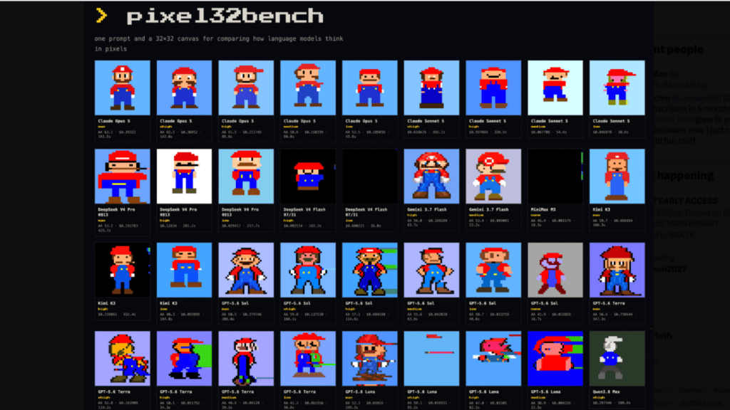 Mario dans la « tête » des IA // Source : TheMoonMidas Mario dans la « tête » des IA // Source : TheMoonMidas