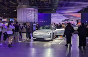 AUDI E5 Sportback au salon de Shanghai 2025 // Source : Raphaelle Baut pour Numerama