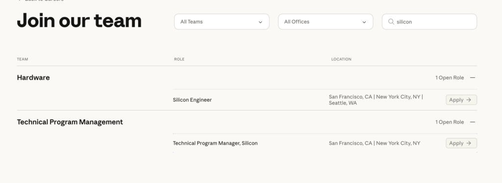 Les deux offres d'emploi sont toujours en ligne sur le site d'Anthropic // Source : Anthropic Les deux offres d'emploi sont toujours en ligne sur le site d'Anthropic // Source : Anthropic