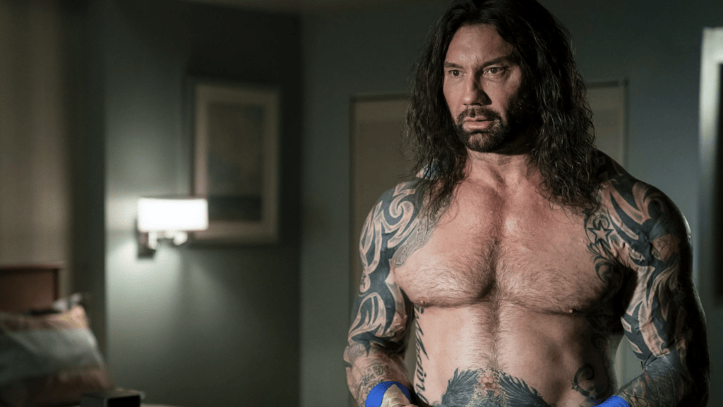 Dave Bautista dans Room // Source : HBO Max Dave Bautista dans Room // Source : HBO Max