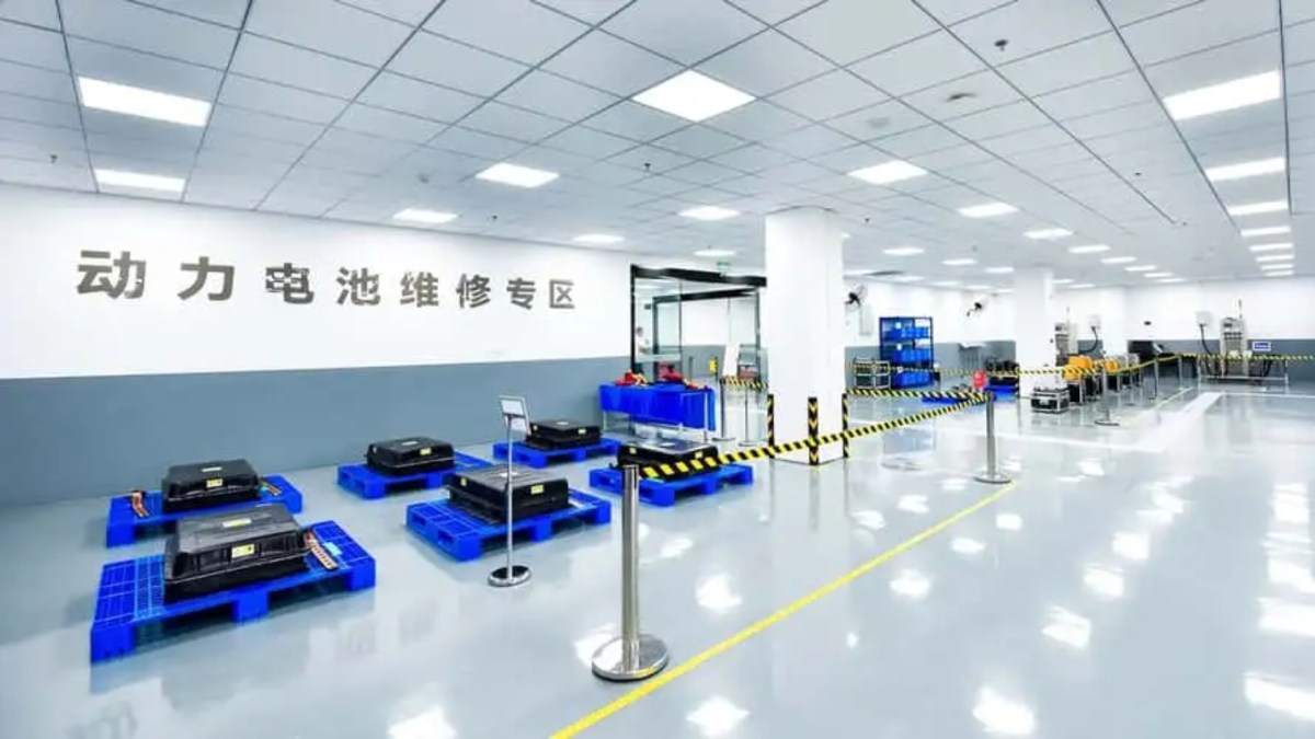 Ning service stockage des batteries // Source : CATL
