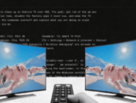 prompt claude Android TV // Source : montage Numerama