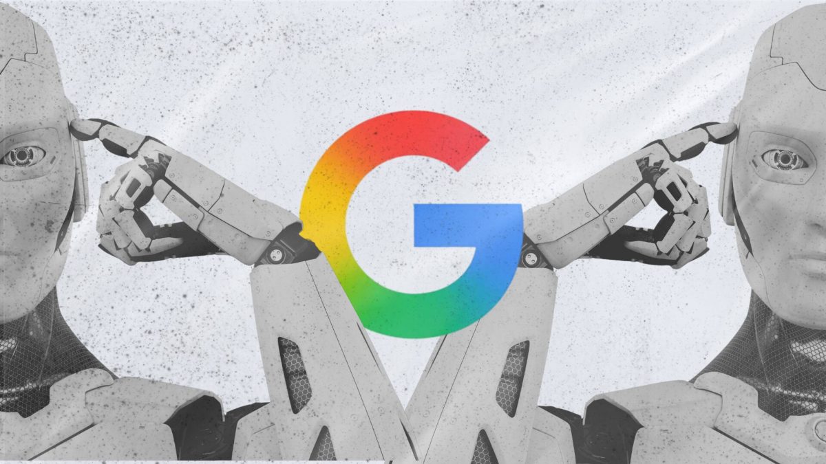 Google touché par une première // Source : montage Numerama Google touché par une première // Source : montage Numerama