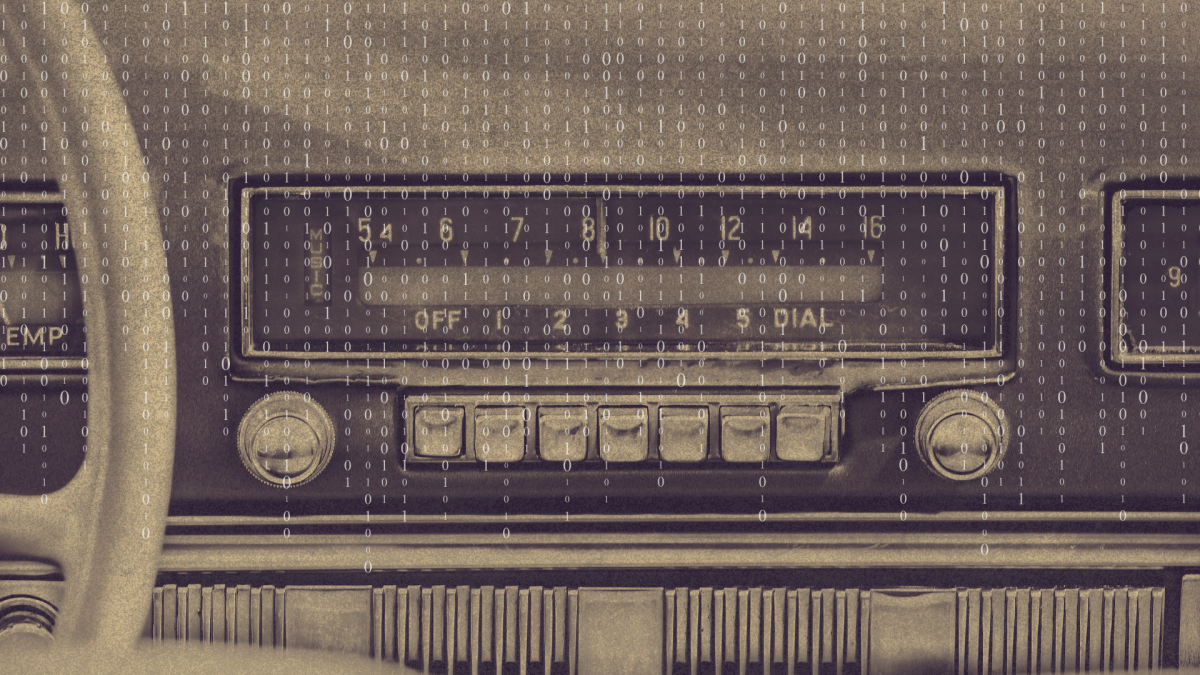 autoradio piratée // Source : montage Numerama autoradio piratée // Source : montage Numerama