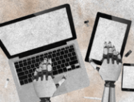 quiz texte IA // Source : montage Numerama quiz texte IA // Source : montage Numerama