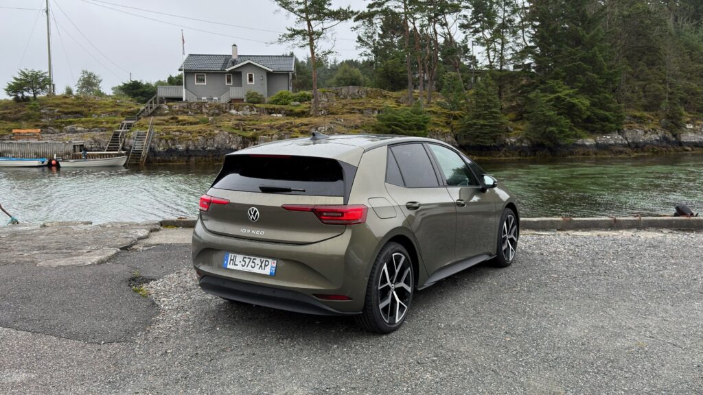 La Volkswagen ID.3 Neo à l'essai. // Source : Robin San Vicente pour Numerama La Volkswagen ID.3 Neo à l'essai. // Source : Robin San Vicente pour Numerama