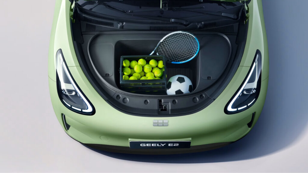 La Geely E2. // Source : Geely La Geely E2. // Source : Geely