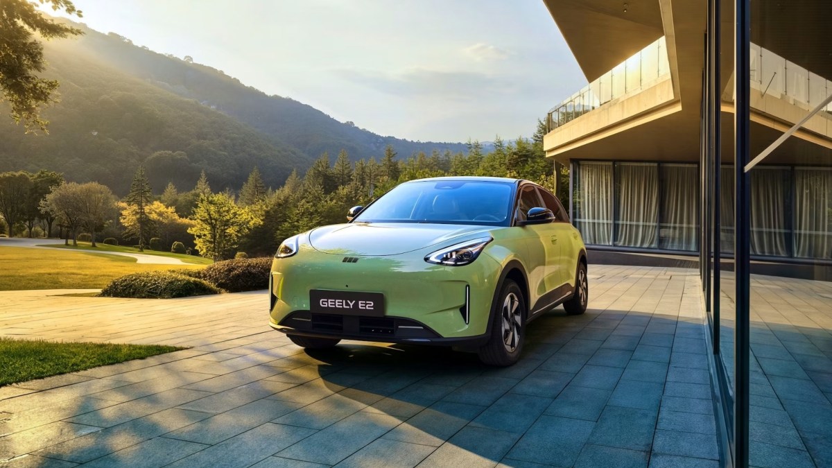 La Geely E2. // Source : Geely La Geely E2. // Source : Geely