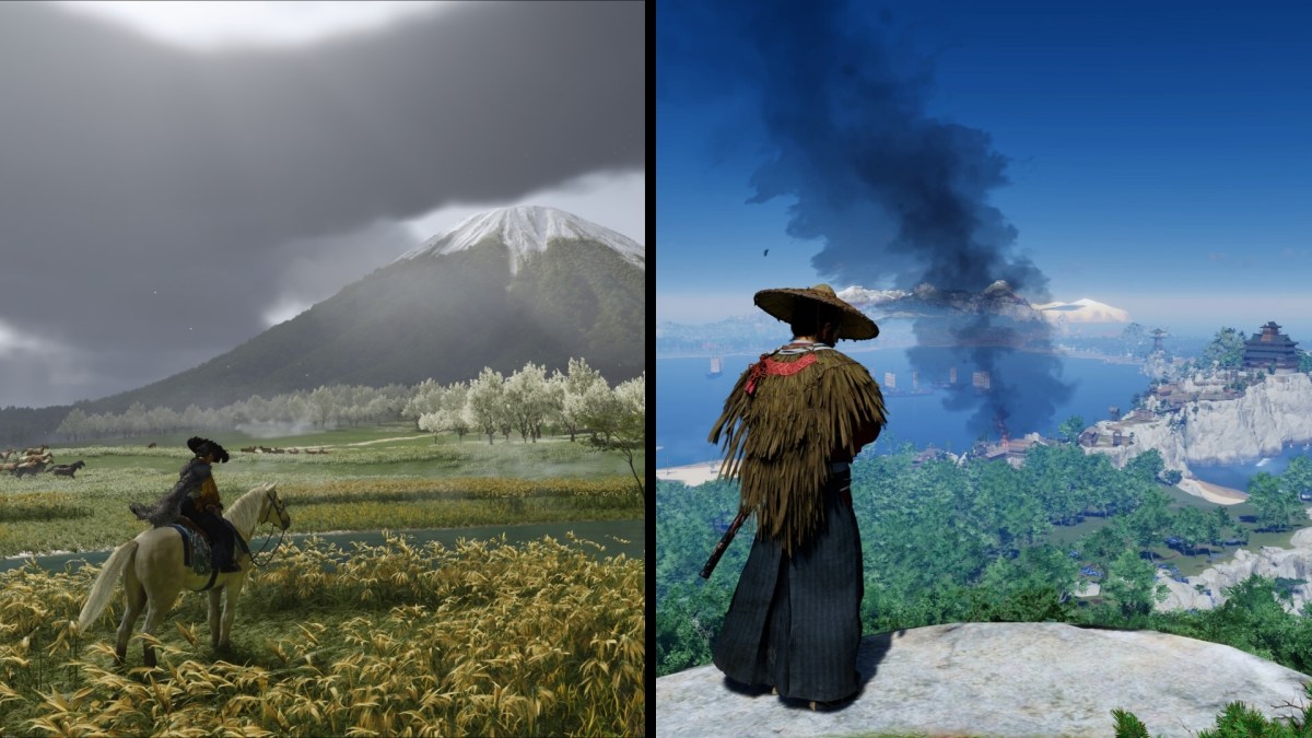 ghost of tsushima et Yotei // Source : Sucker punch ghost of tsushima et Yotei // Source : Sucker punch