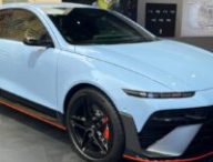 La Hyundai Ioniq 6 N. // Source : Robin San Vicente pour Numerama La Hyundai Ioniq 6 N. // Source : Robin San Vicente pour Numerama