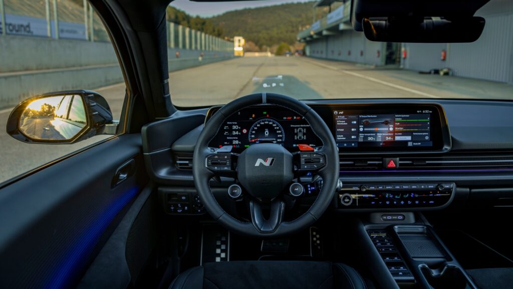 La Hyundai Ioniq 6 N. // Source : Hyundai La Hyundai Ioniq 6 N. // Source : Hyundai