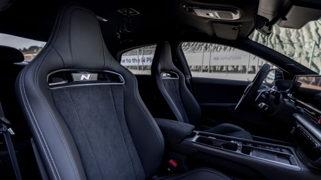 La Hyundai Ioniq 6 N. // Source : Hyundai La Hyundai Ioniq 6 N. // Source : Hyundai