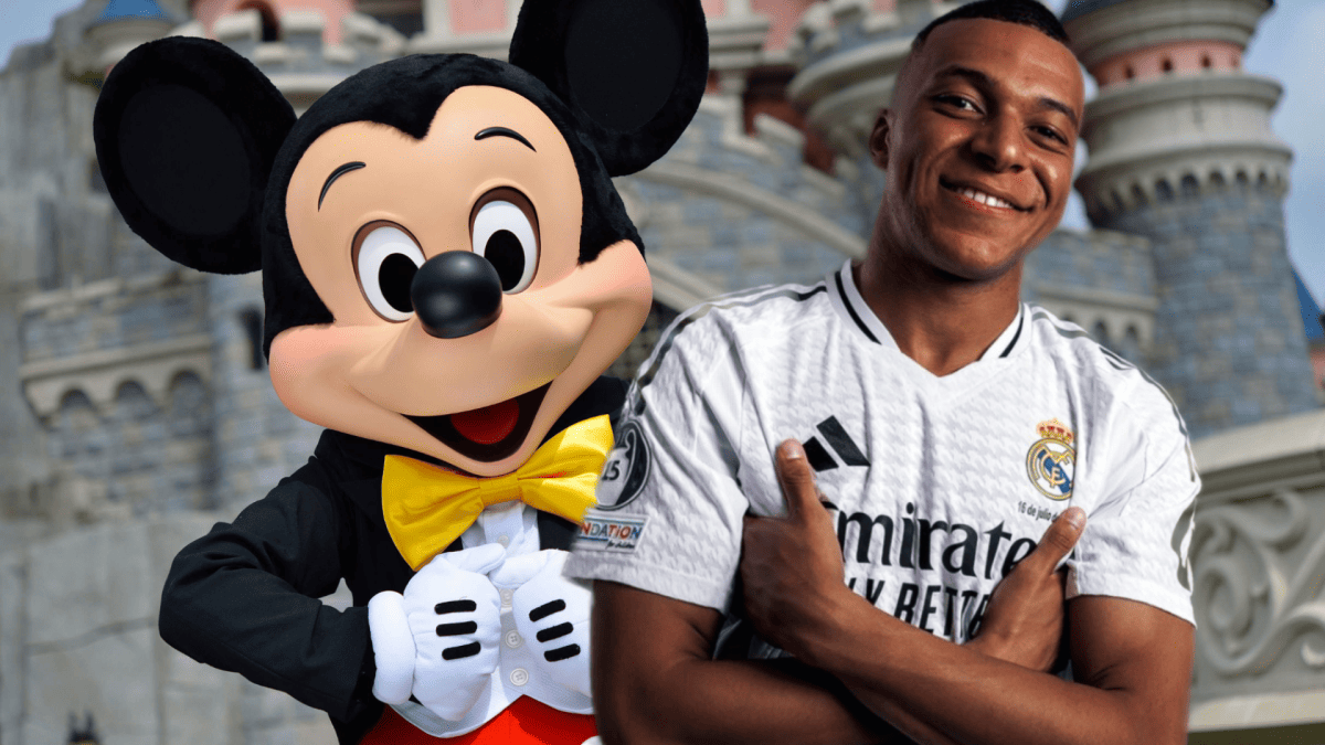Mbappé et Mickey. // Source : Numerama Mbappé et Mickey. // Source : Numerama
