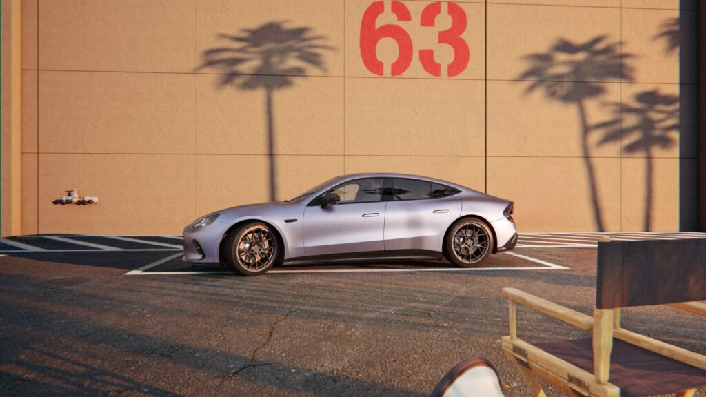 La Mercedes-AMG GT 53 Coupé 4 Portes électrique // Source : Mercedes
